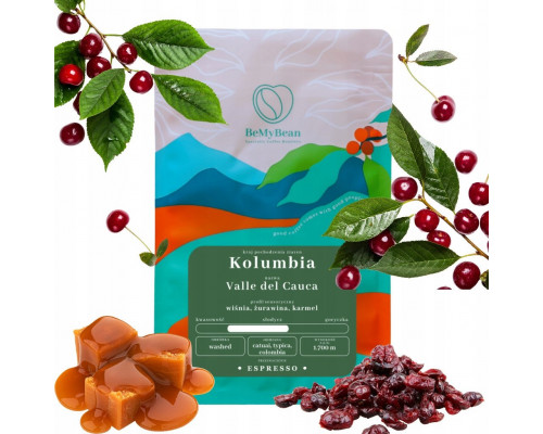 BeMyBean - kawa ziarnista Kolumbia Valle del Cauca Washed Espresso 250 g