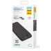 PLATINET POWER BANK 10000 mAh 3,7V 37Wh 12W 2x USB-C 1x USB-A BLACK [46031]