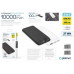 PLATINET POWER BANK 10000 mAh 3,7V 37Wh 12W 2x USB-C 1x USB-A BLACK [46031]
