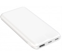 PLATINET POWER BANK 10000 mAh 3,7V 37Wh 12W 2x USB-C 1x USB-A WHITE [46079]