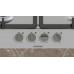 Siemens EG6B5PK90 płyta kuchenna Czarny, Stal nierdzewna Wbudowany 60 cm Gaz 4 stref(y)
