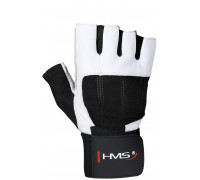 RST04 WHITE-BLACK ROZM. M RĘKAWICE NA SIŁOWNIĘ HMS