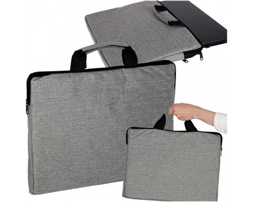 Kiki na laptopa 15,6 cali etui pokrowiec teczka damska męska gray Kik Sp. z o. o. Sp. k.