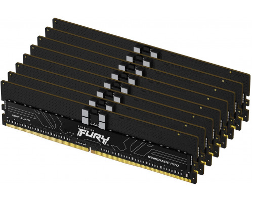Kingston Technology FURY Renegade Pro moduł pamięci 128 GB 8 x 16 GB DDR5 6400 MT/s Korekcja ECC