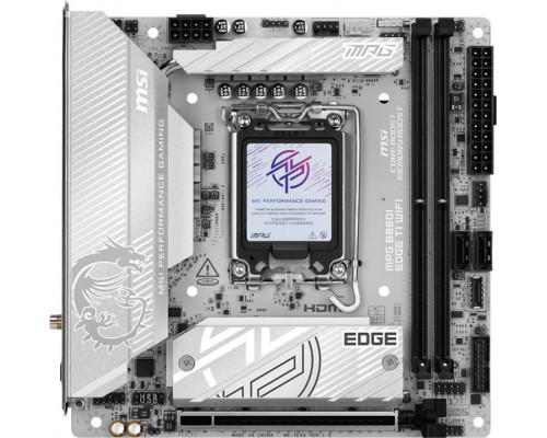 MSI MPG B860I EDGE TI WIFI LGA1851 mini-ITX MB 2xDDR5 2xSATA 2xM.2