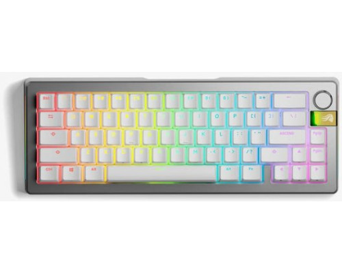 Glorious Gaming GMMK 3 PRO HE 65% Prebuilt Wireless  RF Wireless QWERTY US English Srebrny