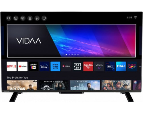 Toshiba 40LV2E63DA - 102 cm (40") Diagonalklasse WL/LV2E Series LCD-TV mit LED-Hintergrundbeleuchtung - Smart TV - VIDAA - 1080p 1920 x 1080 - HDR - direkt beleuchtete LED