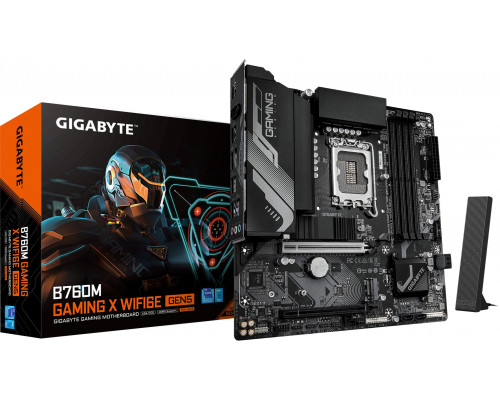Intel B760 GIGABYTE B760M GAMING X WIFI6E GEN5 Intel B760 LGA 1700 micro ATX