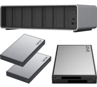 Lexar Professional Workflow Pro with Thunderbolt4 uplink I with SD/microSD reader and 2x2TB SSD