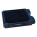 Phobya R27-S140 Radiator, 140 mm Radiator, 18 FPI, Kupferlamellen, 2x G1/4-Zoll-Anschlüsse – schwarz