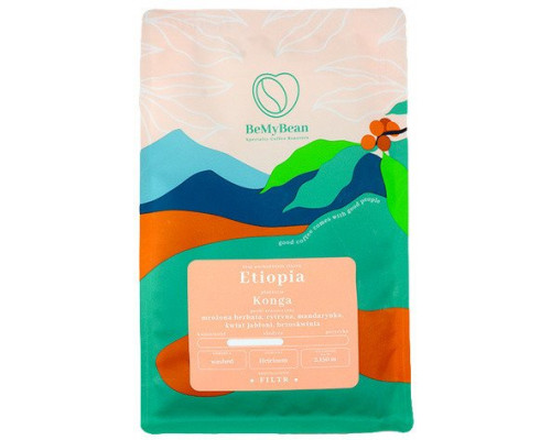 BeMyBean - kawa ziarnista Etiopia Konga Washed Filter 250 g