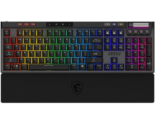 KEYBOARD GAMING BLACK US/STRIKE PRO W SILENT US MSI