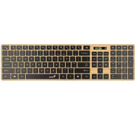 GENIUS Klávesnice Slimstar 7250BT, membránová, bezdrátová, béžová-černá