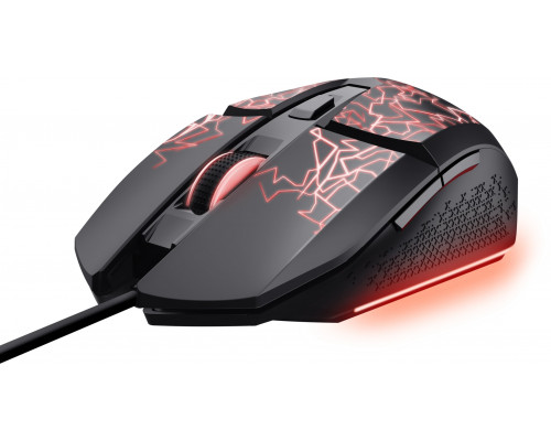 Trust GXT 113 Felox Gaming Po prawej stronie USB Typu-A Optyczny 6400 DPI