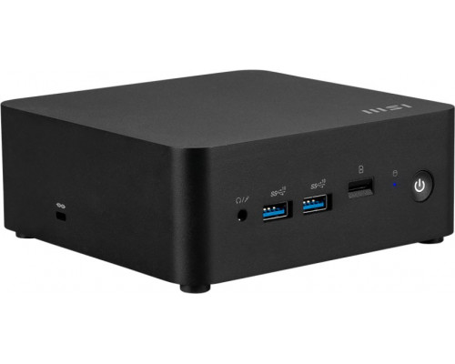 MSI CUBI NUC AI 1UMG-019BEU komputer typu barebone Black 125H Intel SoC