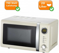 Melissa mikroviļņu krāsns  700W  20L  krēmkrāsa 16330108 16330108 (5707160009540)