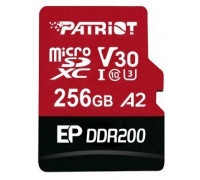 SD  Patriot EP Series MicroSDXC 256 GB Class 10 UHS-I/U3 A2 V30 (PEF256GEP33MCX)