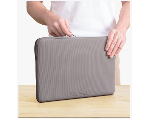 na laptopa UNIQ Cyprus Ridge Edition Laptop Sleeve 16" water-resistant neoprene szary