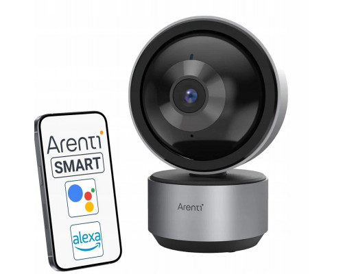 Arenti Indoor 5MP/2.5K 5G Wi-Fi Pan Tilt Zoom Privacy Cam