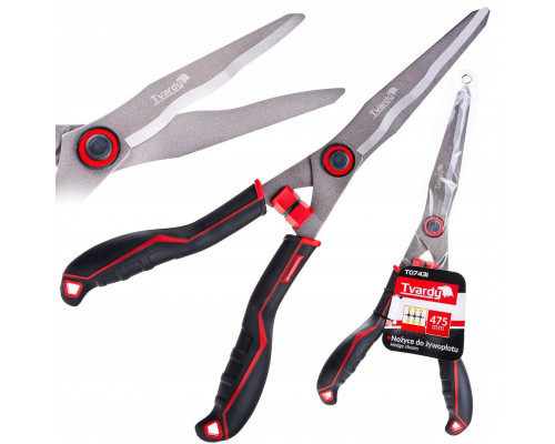 Shears do żywopłotu z ostrzem falistym 475mm PTFE (12)