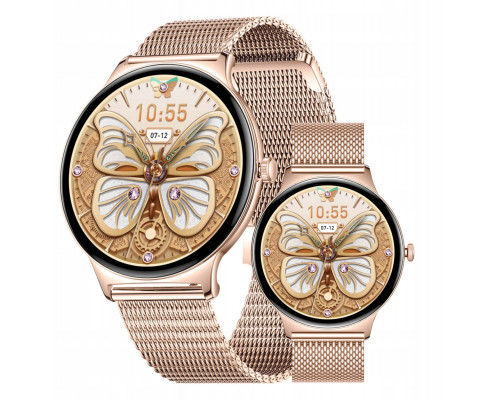 Colmi V89 smartwatch (stainless steel gold)