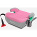 FOTELIK SAMOCHODOWY PODKŁADKA SIEDZISKO Z ISOFIX SZARO-RÓŻOWY R129 125-150 CM