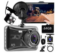 KAMERA SAMOCHODOWA WIDEOREJESTRATOR SAMOCHODOWY KAMERA COFANIA + KARTA 64GB