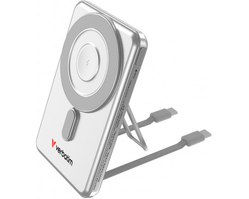 Verbatim 32276 bank mocy 5000 mAh Bezprzewodowe ładowanie Silver