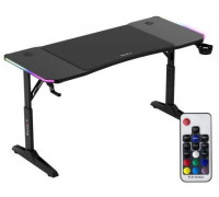 Gaming galds Huzaro Hero 3.6 RGB Black Black 140 cmx60 cm