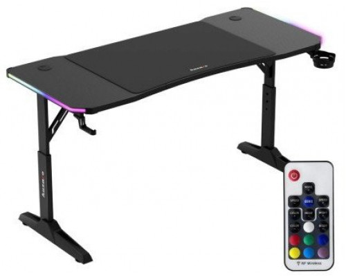 Gaming galds Huzaro Hero 3.6 RGB Black Black 140 cmx60 cm