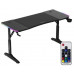 Gaming galds Huzaro Hero 3.6 RGB Black Black 140 cmx60 cm