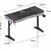 Gaming galds Huzaro Hero 3.6 RGB Black Black 140 cmx60 cm