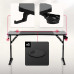 Gaming galds Huzaro Hero 3.6 RGB Black Black 140 cmx60 cm