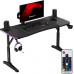Gaming galds Huzaro Hero 3.6 RGB Black Black 140 cmx60 cm