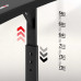 Gaming galds Huzaro Hero 3.6 RGB Black Black 140 cmx60 cm