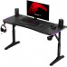 Gaming galds Huzaro Hero 3.6 RGB Black Black 140 cmx60 cm
