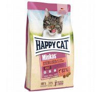 Minkas Sterilised Lachs, karma sucha, dla adults kotów po sterylizacji, łosoś, 1,5 kg