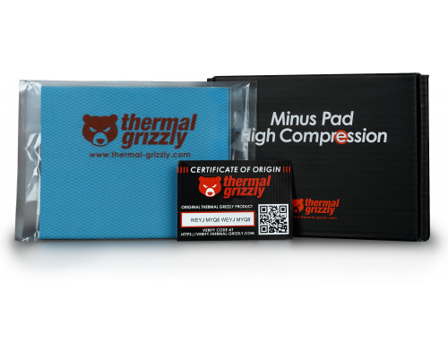 Thermal Grizzly Minus Pad High Compression - 120 x 100 x 5,0 mm, 2 Stück