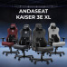 Gaming material Anda Seat Kaiser 3E XL Dark Grey Fabric
