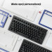HyperX Alloy Rise 75 SWE melna - Bezvadu klaviatura Alloy Rise 75 (W)