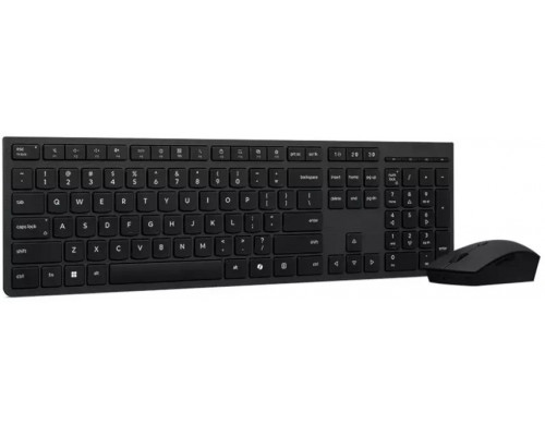 Lenovo Professional Wireless Rechargeable Combo Keyboard and Mouse | Keyboard and Mouse Set | Wireless | Mouse included | Estonian | Bluetooth | Grey