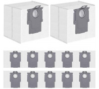 Vacuum Cleaner AccessoryROBOROCKDisposable Dust Bag 12-packWhiteFor H58.04.0032 8.04.0032 (6974653810092)