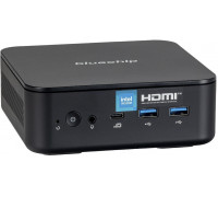 Komputer Bluechip BUSINESSline M13100 Intel N N100 8 GB DDR4-SDRAM 120 GB SSD Windows 11 Pro Mini PC Black