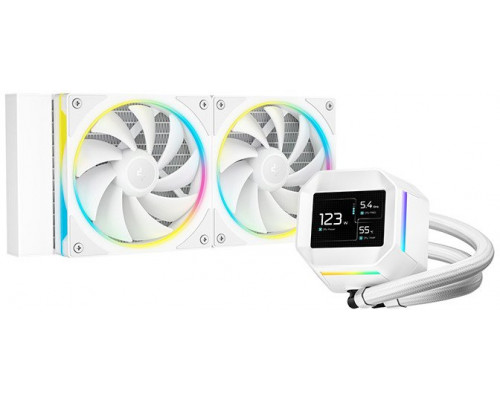 Deepcool LM240 WH Procesor Zestaw do chłodzenia cieczą 12 cm Biały 1 szt.