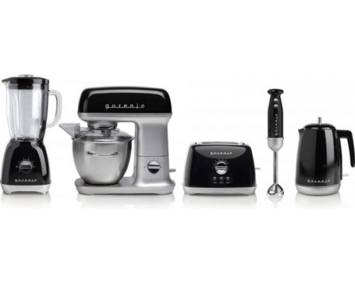 Gorenje robot kuchenny 1000 W 4,5 l czarny, metaliczny