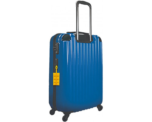 LEGO Bag Tag/Luggage tag, YELLOW, packed on printed card