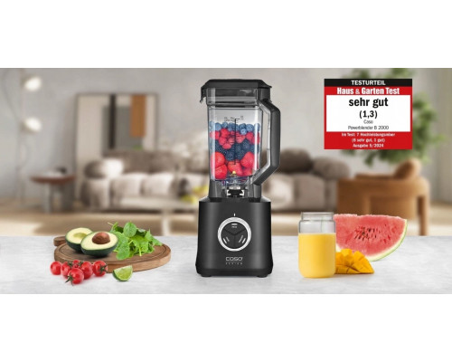 goblet Caso Power Mikser | B 2000 | Tabletop | 2000 W | Jar material Tritan | Jar capacity 2 L | Ice crushing | Black