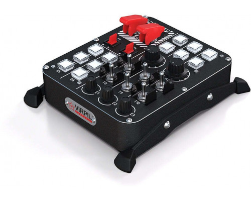 Schneider Electric VIRPIL Controls Universal Control Panel #1, RGB, 27 elementów sterujących - black