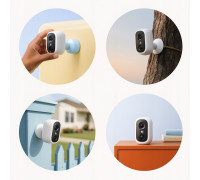 Eufy eufyCam C35 - 2 Camera Kit - kamera monitorująca sieciowa - na zewnątrz, wewnątrz - odporna na warunki atmosferyczne - kolor (dzień i noc) - 1920 x 1080 - 1080p - Audio - bezprzewodowa - Wi-Fi - 5 V