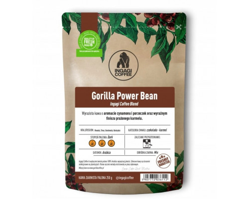 Ingagi Coffee Gorilla Power Bean 250g
